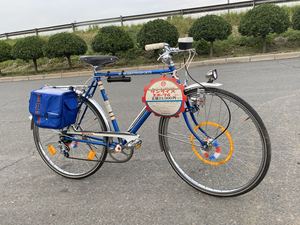 日本二手自行车整车 原装60年代宫田旅行车26精品带立梁标 高级品