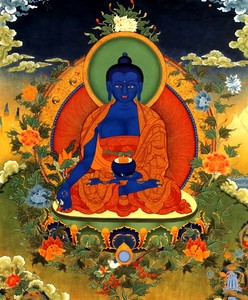 阿弥陀佛佛像画挂画