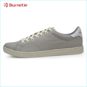 burnetie伯内谛 专柜正品 橄榄色低帮系带布鞋男生休闲帆布鞋 男