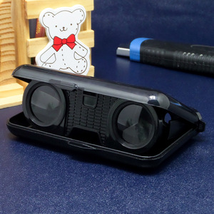 供应玩具3X25双筒望远镜迷你折叠盒子望远镜促销礼品可印LOGO