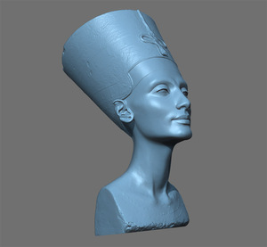 3d打印图纸模型罗马obj埃及王后纳芙蒂蒂stl雕塑圆雕图f2696