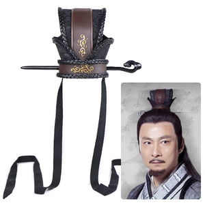 男古装头饰曹操头冠诸葛亮发冠常服便服束发冠表演汉服cos发饰