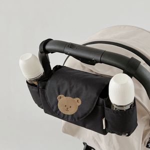韩国ins婴儿手推车挂包卡通小熊收纳包儿童车置物篮挂袋溜娃神器