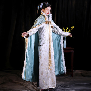 清朝格格装披风影视剧电视剧同款皇后装太后贵妃公主披风演出服