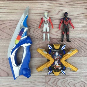 艾克斯奥特曼变身器玩具 艾克斯x闪光变形终端 超人头镖彩虹剑