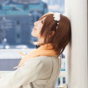 太同cos 东京食尸鬼 笛口雏实 轻音少女 棕色短发cosplay假发