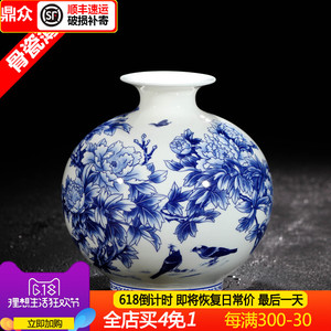 装饰牡丹花瓶