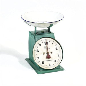 八九十年代指针称托盘秤盘秤10公斤带盘家庭用厨房弹簧机械圆盘秤