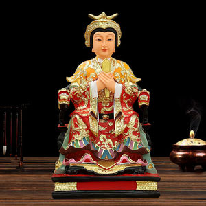 泰山娘娘神像家用供奉摆件三宵娘娘泰山圣母碧霞元君泰山奶奶佛像
