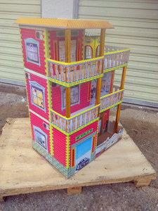 殡葬用品纸活楼房 纸扎灵房祭品 灵屋纸别墅 灵房子大二层半包邮