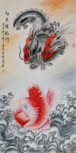 鸟龙门双剑鱼千岛鸟鱼跳龙门十字绣感兴趣的产品鸟砂子千岛鱼顶尖车床
