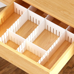 收纳抽屉分隔板分割自由组合化妆柜台衣柜袜子分类格子整理分格板