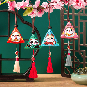 端午节香包香囊卡通儿童随身香袋手工diy材料包艾叶驱蚊装饰挂件