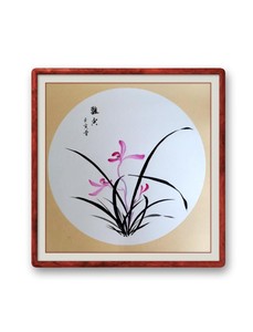 卡纸画芯 国画 装饰画 水墨画 挂画 纯手绘花鸟 宣纸画 墙画