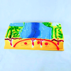 34019板块构造及地表形态模型 地壳运动地形板块中学地理实验器材