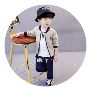 5个月到1周7男童装8小男孩子9长袖套装6秋季4婴儿3宝宝2岁半衣服0