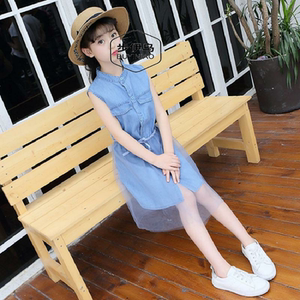 牛仔服女十一岁