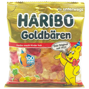 临期特价 德国进口 哈瑞宝金熊混合水果味软糖100g橡皮糖网红零食