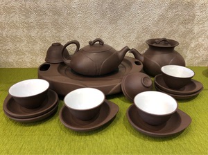 陆羽功夫茶具紫泥壶泡茶壶台湾制紫砂如意单壶220cc台湾茶壶