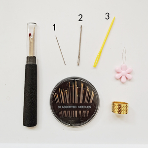 毛线编织小工具塑胶毛衣缝针7厘米彩色塑料缝衣针钢针穿针器