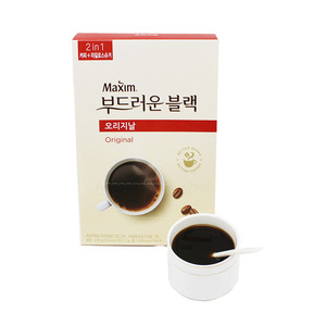 韩国进口麦馨Maxin原味黑咖啡纯咖啡苦咖啡 2.7g*100条