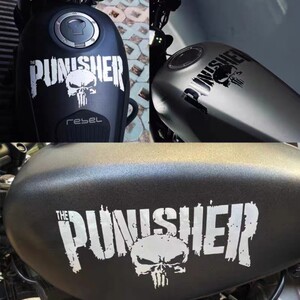 哈雷883滑翔x48摩托车边箱印第安纳漫威惩罚者贴纸