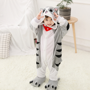 小猫表演服男童动物演出服学猫叫舞蹈服女幼儿园故事服装亲子睡衣