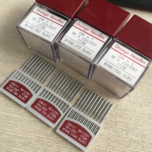 韩国橙牌平车针平缝机衣车针橙dbx1衣车针7号到21号 圆头圆嘴单包