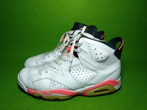二手正品 384664-123 jordan6 aj6 乔6 樱木 红外线 篮球鞋 44码