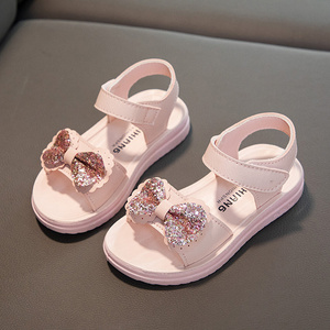 女童凉鞋2022夏季新款软底女宝宝沙滩鞋中大童儿童小女孩子公主鞋