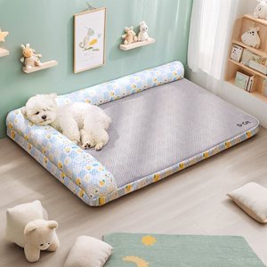 多可特狗窝夏季四季通用夏天凉席小中大型犬睡垫可拆洗狗垫子猫窝