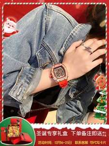 表男士机械潮流手表女男款虫洞概念米勒表男十大名牌白石源黄氏317