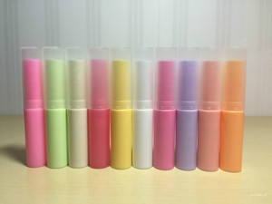 厂家直销 全新PP环保材料 3克150韩式塑料唇膏管  DIY自制口红管