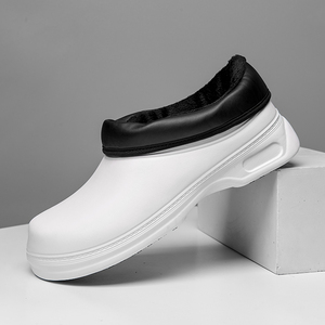 厨师鞋防水白色