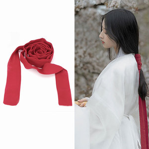 古装小清新造型配饰发带古风汉服cos仙女襦裙长飘带束发头绳绑带