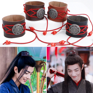 肖战同款陈情令魏无羡发冠蓝忘机抹额古风汉服男士头饰发冠日常