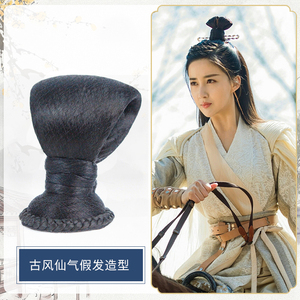 08谢壳壳淘宝儿童假发包古装汉服古风头发发包造型古代发型牛角丸子