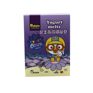 【混五件包邮】宝露露啵乐乐蓝莓味益生菌酸奶溶豆宝宝零食奶豆