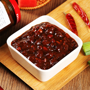 西瓜酱豆河南特产正宗老式手工酱豆原味微辣夹馍酱拌饭280克*2瓶