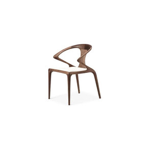 北美黑胡桃实木餐椅传世家具简约现代餐桌椅组合设计师靠背书桌椅