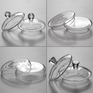 茶壶盖子 手工耐热玻璃盖子 杯盖 壶盖 茶具配件 茶道/零配 盖子2