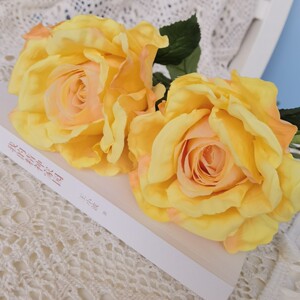 北欧ins风英国玫瑰 客厅家居婚庆装饰 婚纱摄影道具 仿真花假花