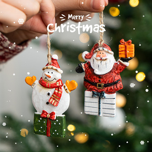 圣诞节装饰挂件圣诞树挂饰拍照布置道具圣诞节铃铛圣诞老人鹿雪人