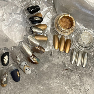 菲诗洛塔fash rota魔镜粉进口超亮古铜金银色细腻不飞粉 容量1克