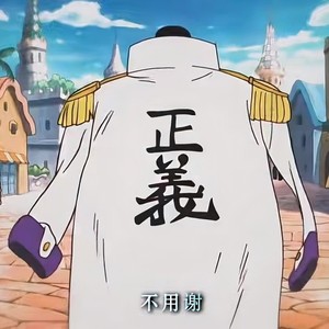 onepiece海贼王海军t恤正义義同款白胡子卡普战国三大将重磅卫衣