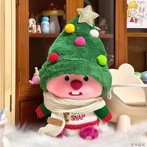 仅售衣服】20cm小海狸公仔娃衣loopy玩偶圣诞毛衣套装新年装可爱