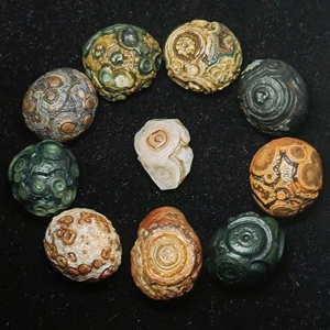 立体 阿拉善 浮雕 眼睛石 手串 男士 原石 戈壁 血脉 玛瑙 高货