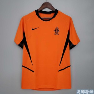 Nike耐克2002荷兰队复古球衣9号范尼10号克鲁伊维特/罗本足球队服