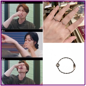 韩国视频代购正品 xte 九尾狐传16集 李东旭同款18k黑金钻石戒指