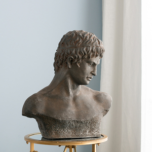 bj35  欧式北欧现代人物头像雕塑客厅样板房玄关家居艺术品摆件